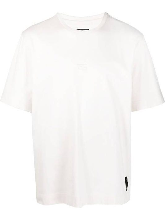 Fendi Logo Cotton Short Sleeve T-Shirt White