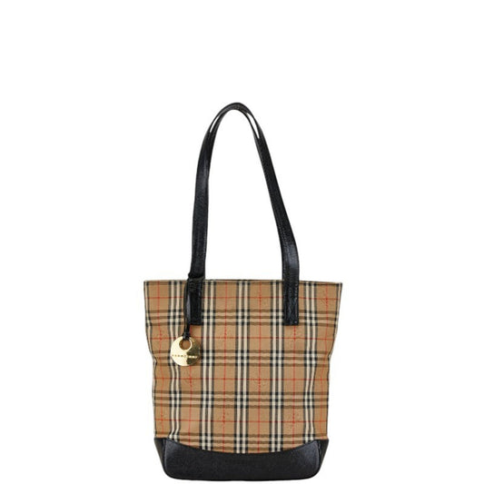 Burberry   Canvas Leather Shoulder Bag Tote Bag ()