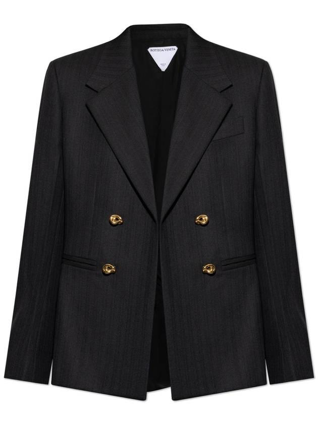 Bottega Veneta Bottega Veneta Blazer With Open Lapels, Women's, Black