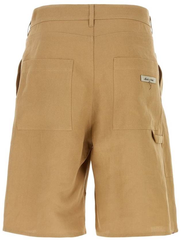 Fendi Bermuda Shorts Beige