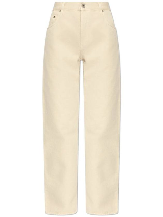 Burberry Burberry ‘Straight’ Jeans, Women's, Cream