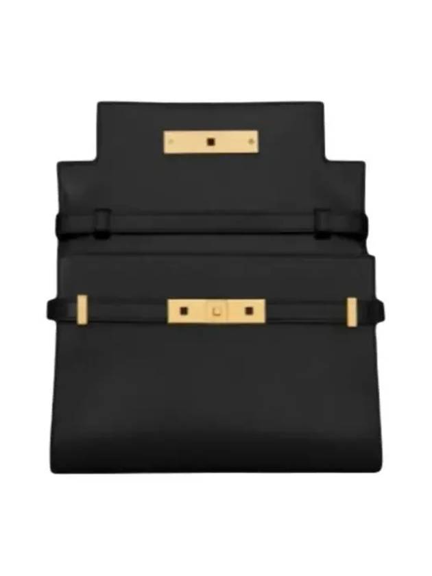 Saint Laurent Manhattan Small Shoulder Bag Leather Black