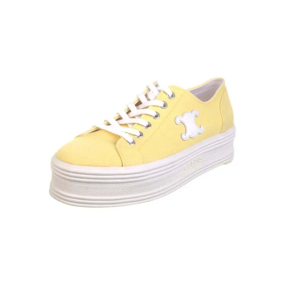 Jane cloth trainers Celine Yellow