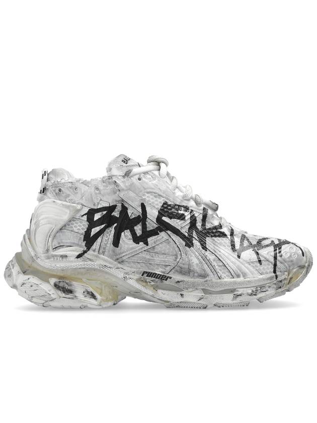 Balenciaga Runner Graffiti Low Top Sneakers White