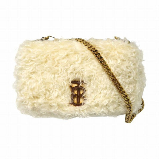 Burberry  Mohair Canvas Shoulder Bag ()