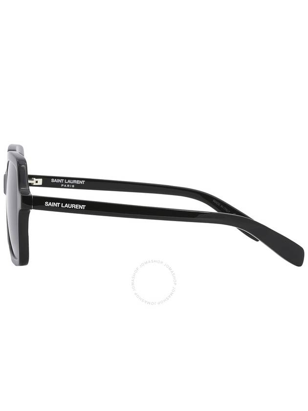 Saint Laurent Saint Laurent Grey Gradient Square Ladies Sunglasses SL 174 001 56