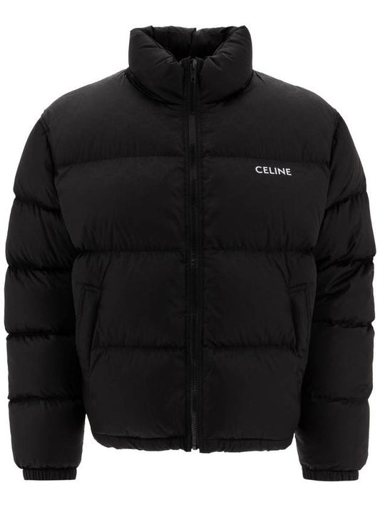 CELINE Triomphe Nylon Jacquard Padding Black
