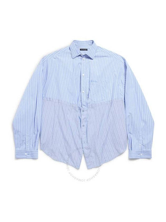 Balenciaga Balenciaga Ladies Cut Up Shirt Oversized Cotton Shirt, Brand Size 36 (US Size 2)