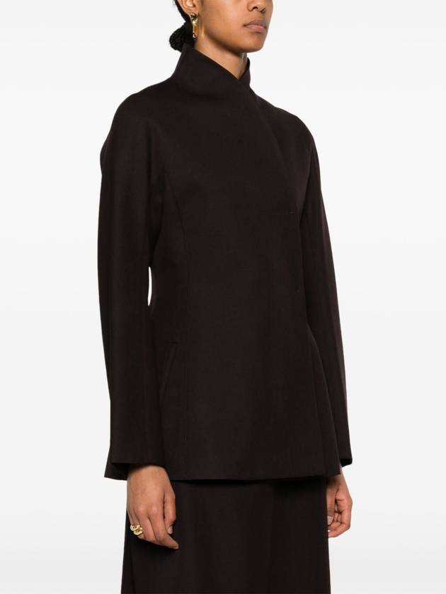 Fendi Wool Jacket Dark Purple