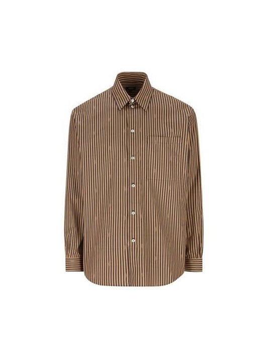 Fendi Long Sleeve Shirt FS1285ARXKF13IZ P24 TOBACCO BROWN