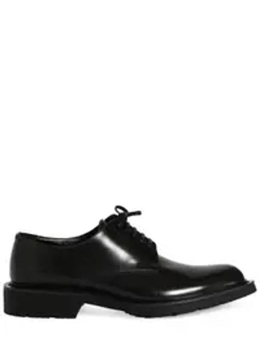 Saint Laurent Army Lace Up Calfskin Derby Black
