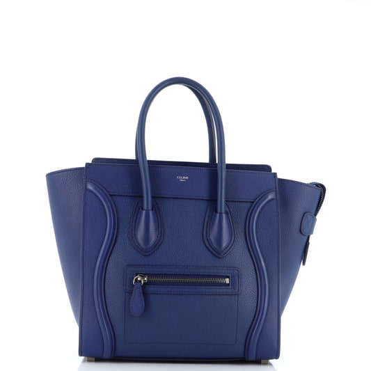 Celine Luggage Bag Grainy Leather Micro