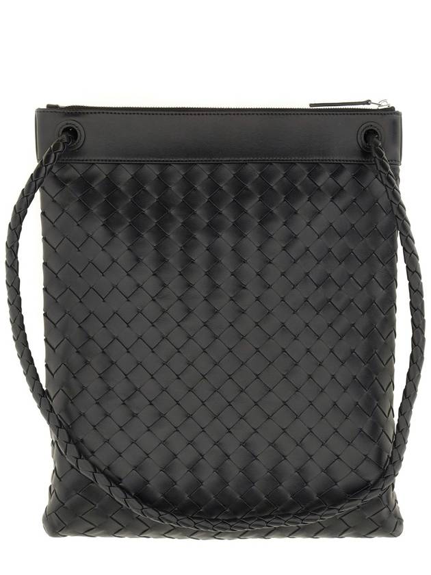 Bottega Veneta FLAT "LET'S GO" MESSENGER BAG