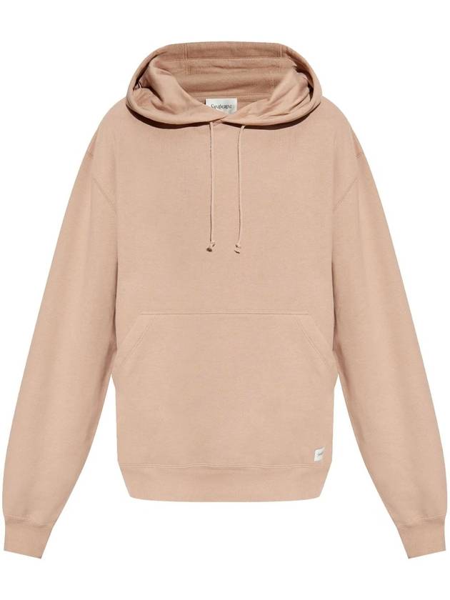 Saint Laurent Logo applique hood pink