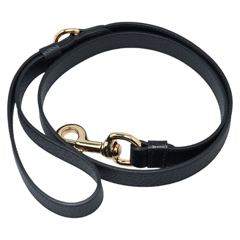 Gucci Interlocking G Leather Pet Lead Collar 2way Set