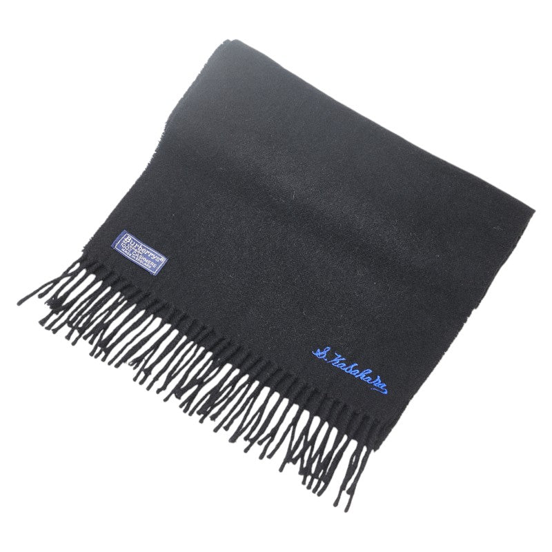 Burberry Cashmere Logo Embroidered Scarf