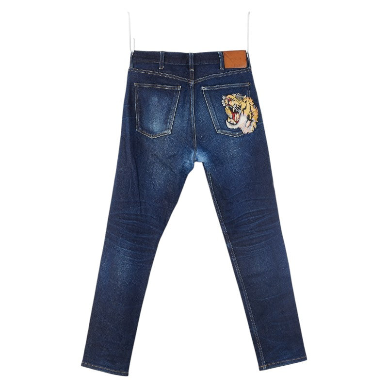 Gucci Tiger Denim Pants