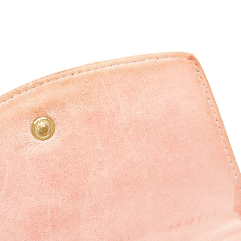 Chanel Caviar Skin Bifold Wallet Pink