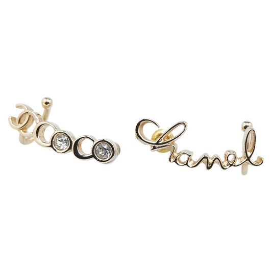 Chanel Coco Mark Bijou Earrings Gold