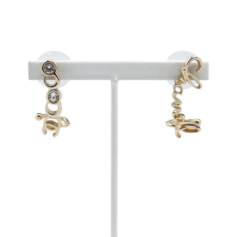 Chanel Coco Mark Bijou Earrings Gold