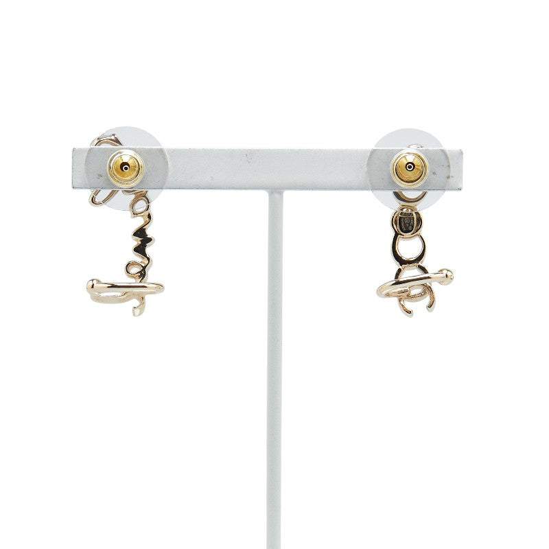 Chanel Coco Mark Bijou Earrings Gold