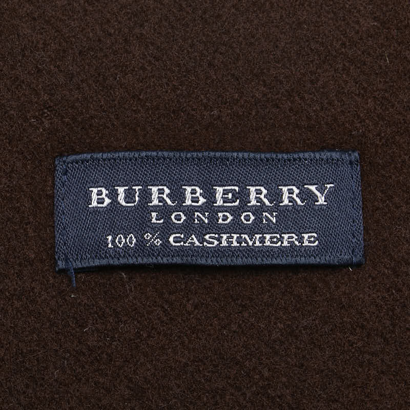 Burberry Cashmere Shadow Horse Scarf Brown