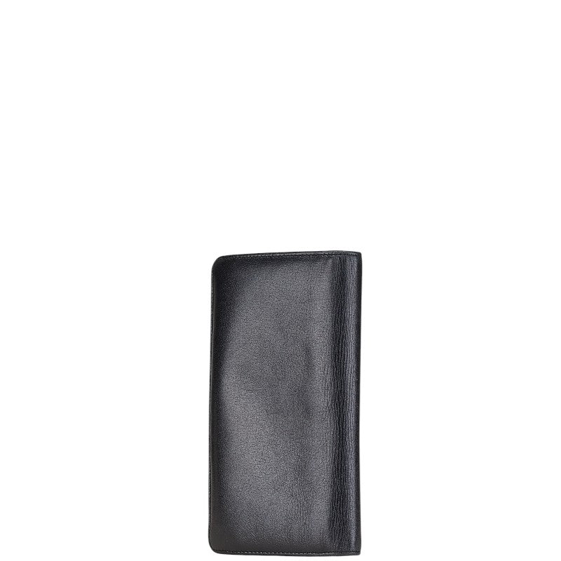 Chanel Camellia Coco Mark Leather Wallet