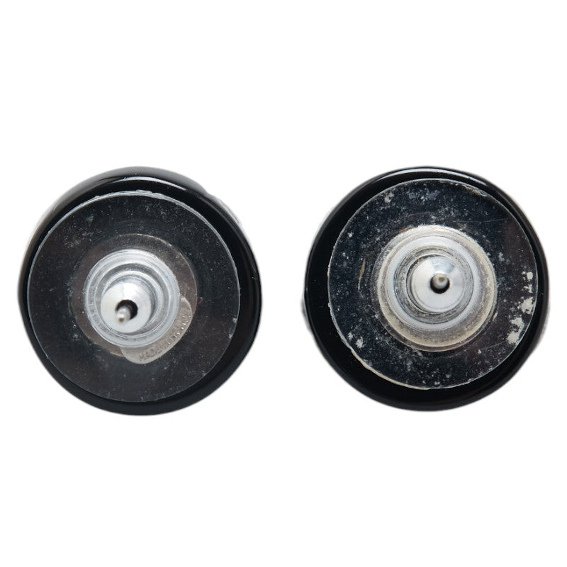 Chanel Coco Mark Earrings Plastic Metal
