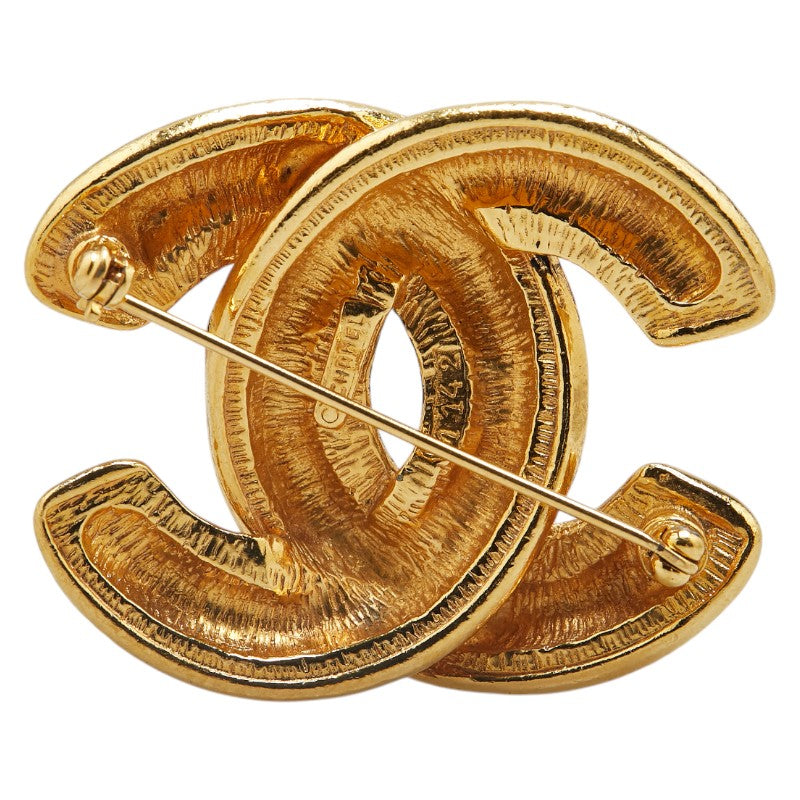 Chanel Coco Mark Gold Plated Brooch