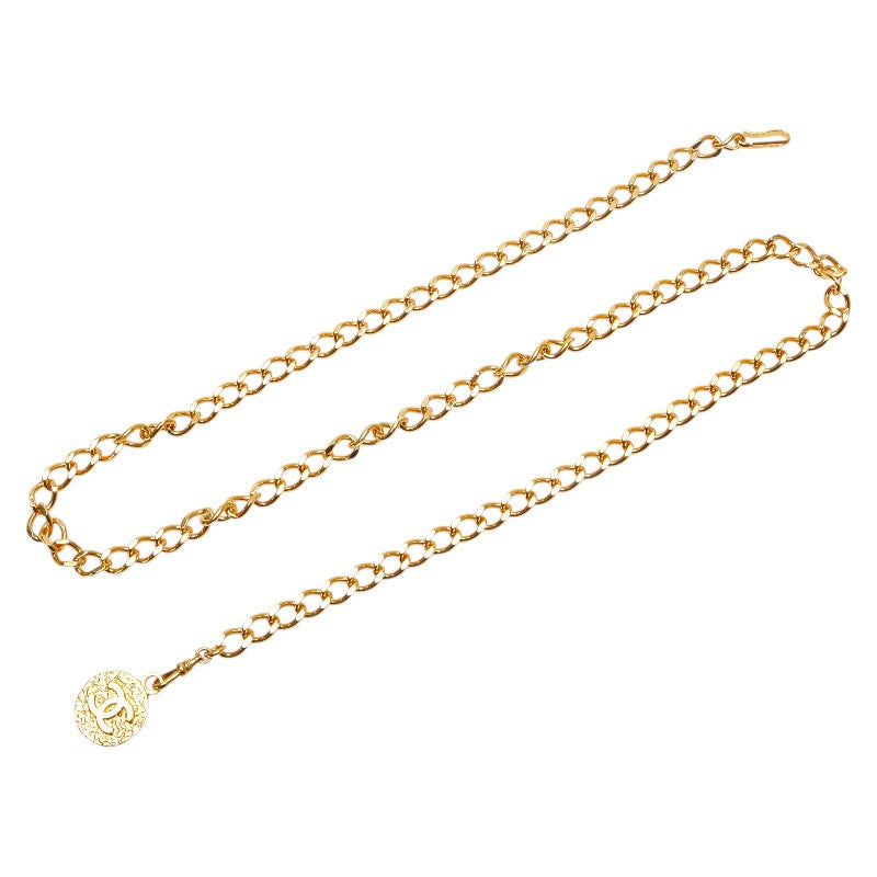 Chanel Coco Mark Chain Belt Gold Plated