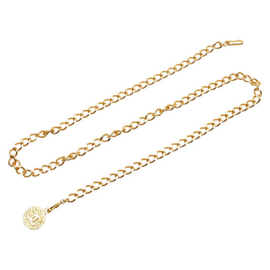 Chanel Coco Mark Chain Belt Gold Plated