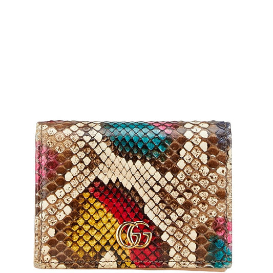 Gucci GG Marmont Python Wallet