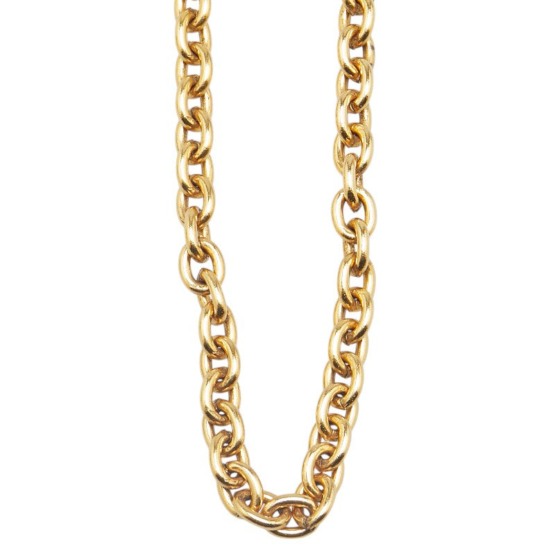 Chanel Gold Plated Chain Necklace