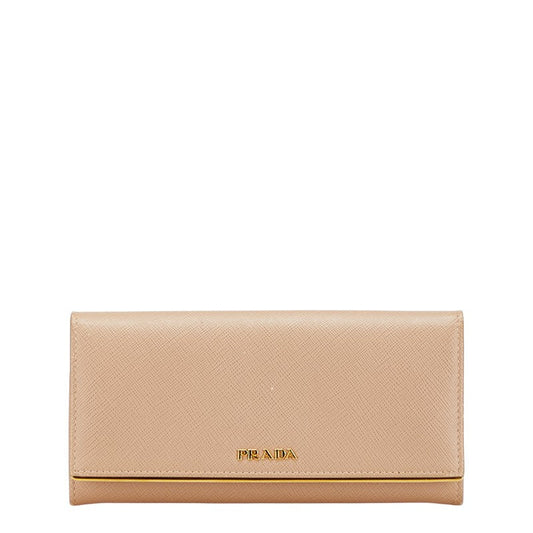 Prada Saffiano Leather Long Wallet