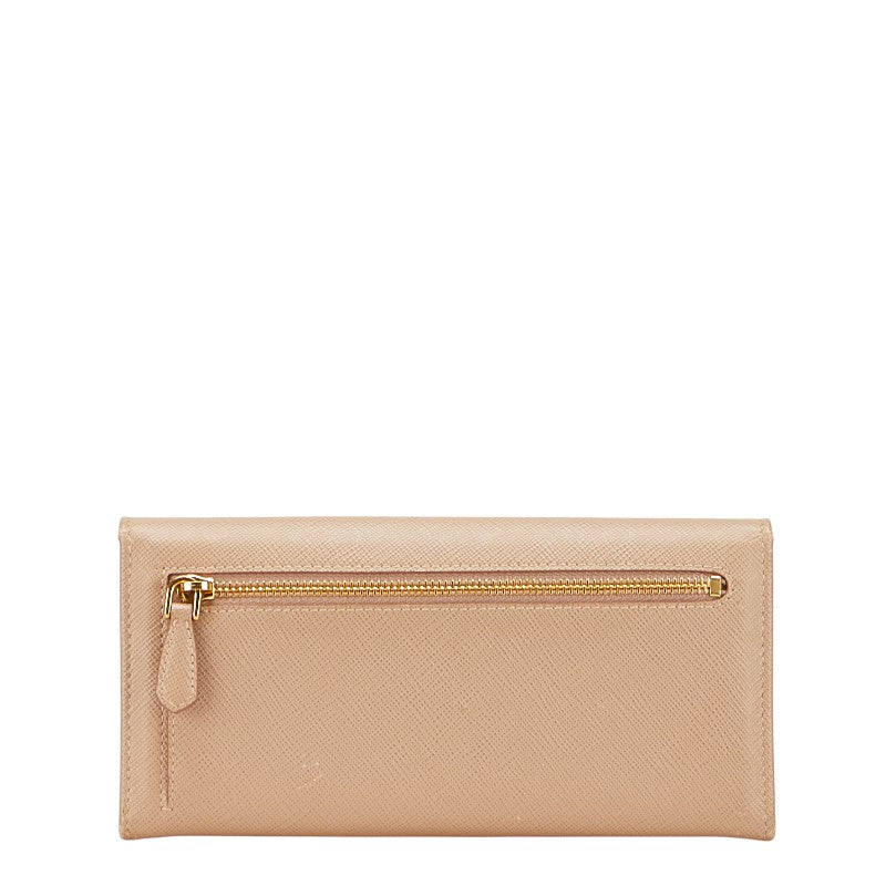 Prada Saffiano Leather Long Wallet