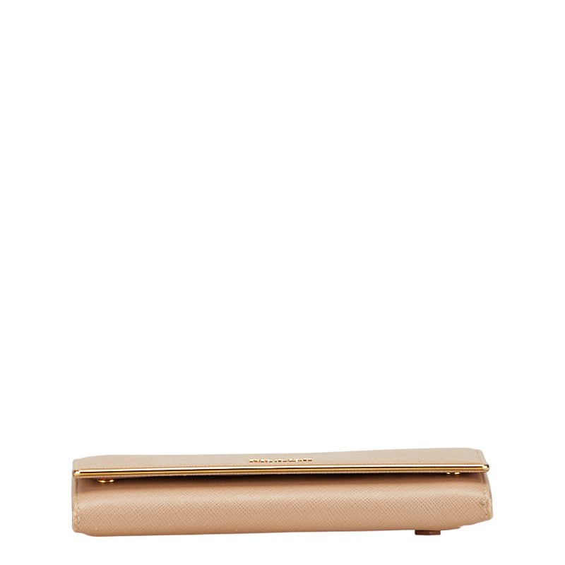 Prada Saffiano Leather Long Wallet