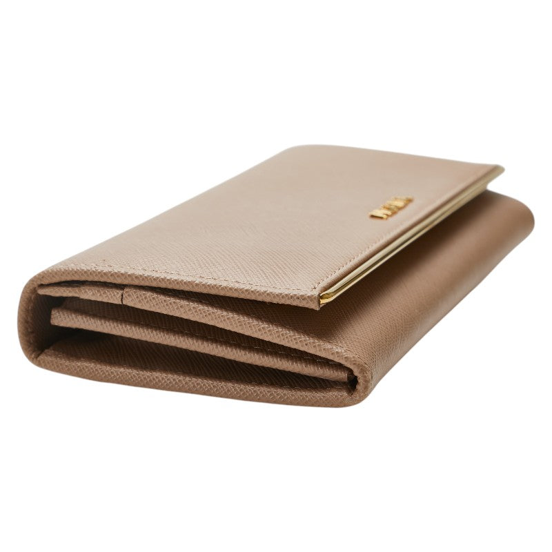 Prada Saffiano Leather Long Wallet