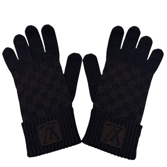 Louis Vuitton Gon Petit Damier Graphite Gloves