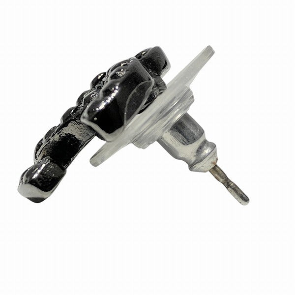 Chanel Gunmetal Earrings Clip-on