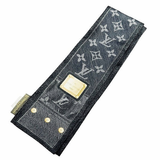 Louis Vuitton Bandeau New Denim Silk Scarf