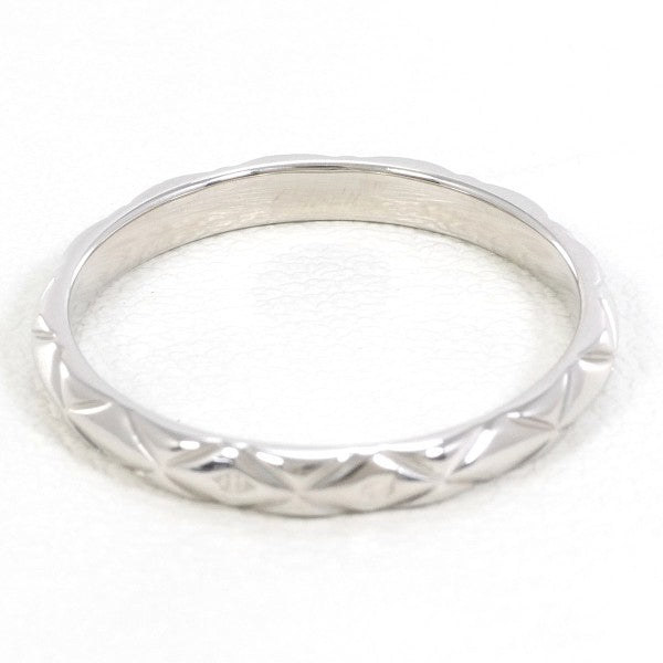 Chanel Matelasse PT950 Platinum Diamond Ring