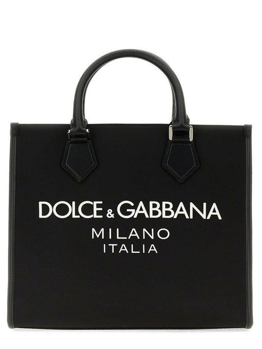 Dolce & Gabbana Men Shopping Bag With Logo