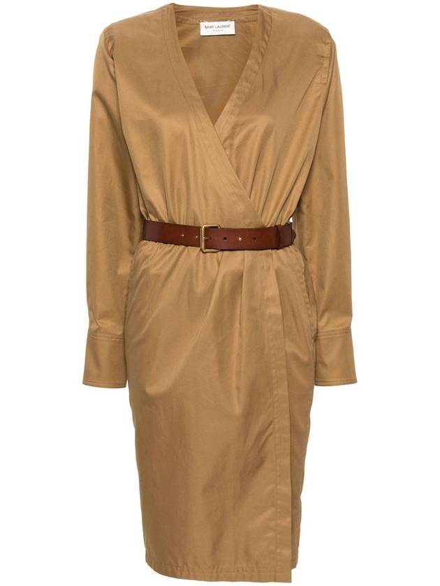 Saint Laurent Midi One Piece 792010Y3A992085 P24 BROWN