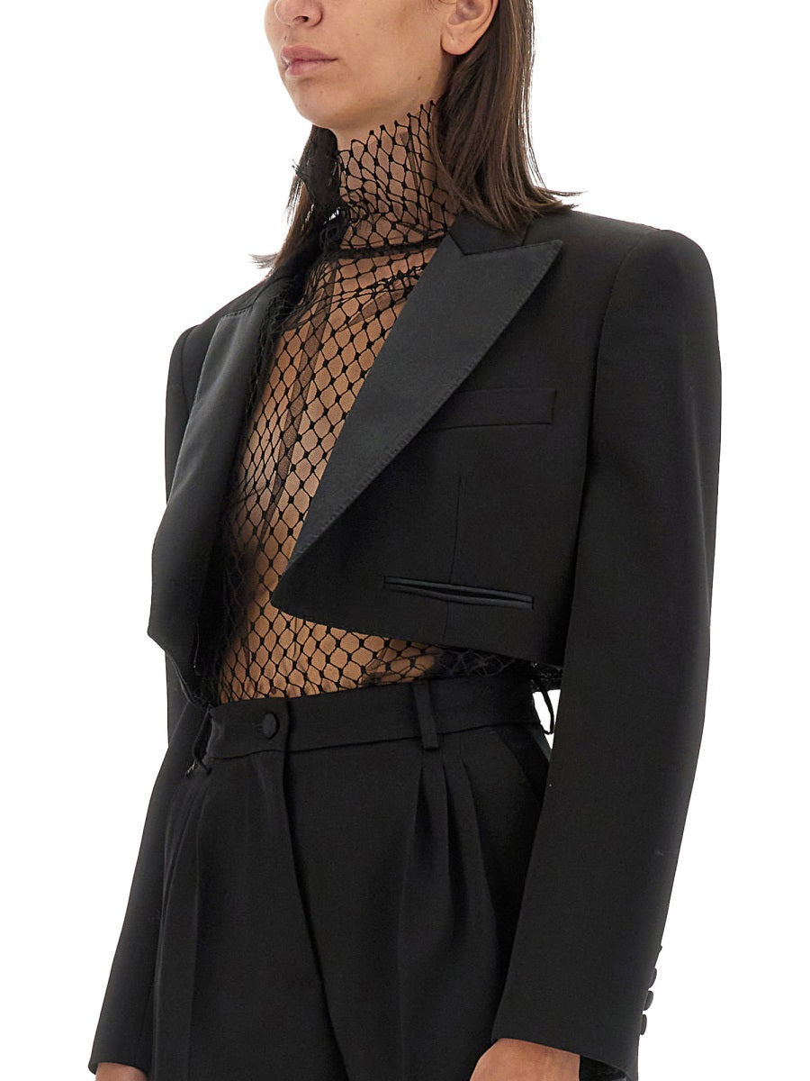 Dolce & Gabbana Women Spencer Wool Gabardine Tuxedo