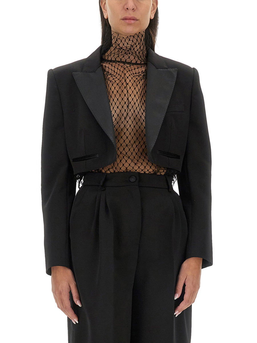 Dolce & Gabbana Women Spencer Wool Gabardine Tuxedo