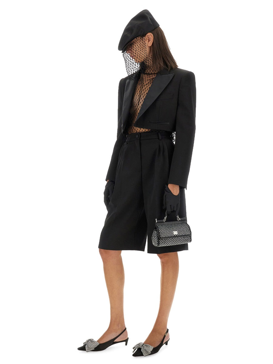 Dolce & Gabbana Women Spencer Wool Gabardine Tuxedo