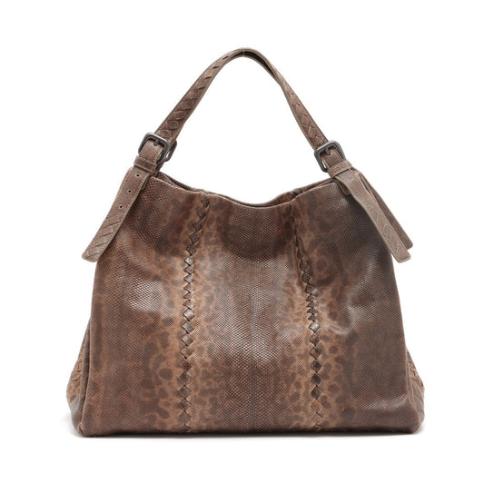 Bottega Veneta  Intercept Recharge Tote Bag Brown Mirrored