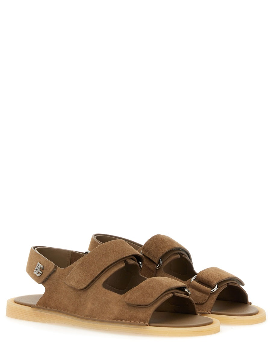 Dolce & Gabbana Men Suede Sandal