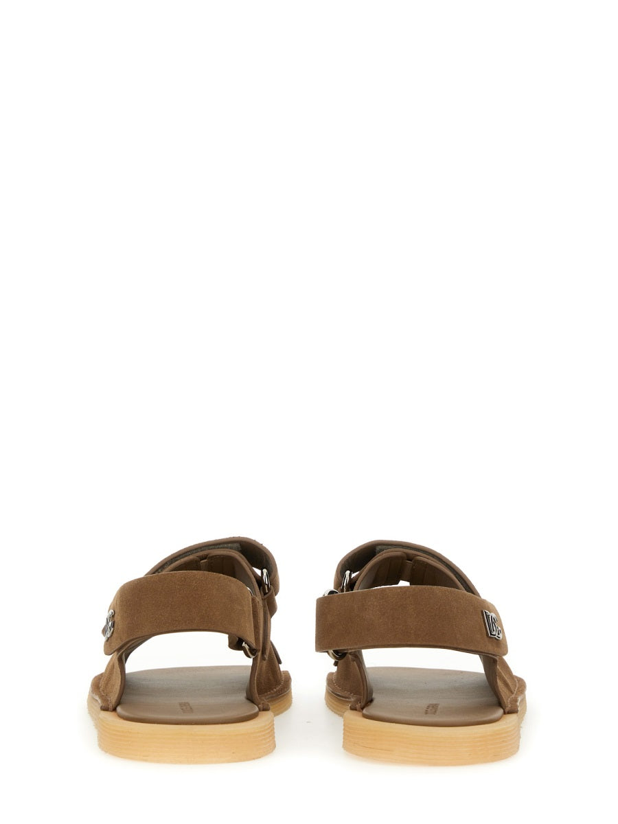 Dolce & Gabbana Men Suede Sandal