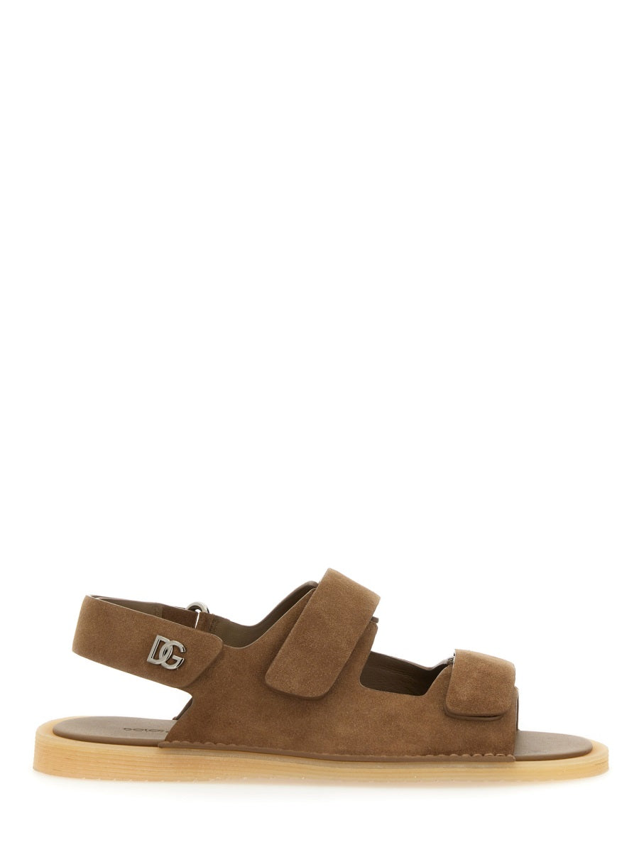 Dolce & Gabbana Men Suede Sandal